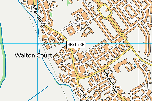 HP21 8RP map - OS VectorMap District (Ordnance Survey) HP21 8RP map - OS VectorMap District (Ordnance Survey)