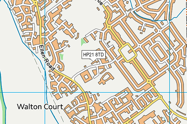 HP21 8TD map - OS VectorMap District (Ordnance Survey) HP21 8TD map - OS VectorMap District (Ordnance Survey)