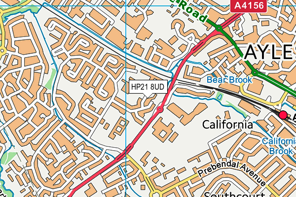 HP21 8UD map - OS VectorMap District (Ordnance Survey) HP21 8UD map - OS VectorMap District (Ordnance Survey)