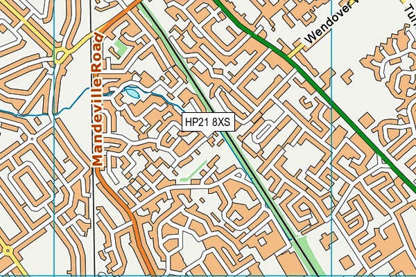 HP21 8XS map - OS VectorMap District (Ordnance Survey) HP21 8XS map - OS VectorMap District (Ordnance Survey)