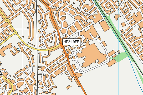HP21 9FE map - OS VectorMap District (Ordnance Survey) HP21 9FE map - OS VectorMap District (Ordnance Survey)