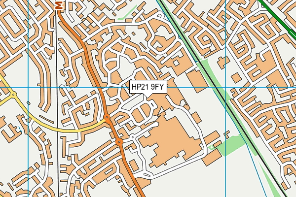 HP21 9FY map - OS VectorMap District (Ordnance Survey) HP21 9FY map - OS VectorMap District (Ordnance Survey)