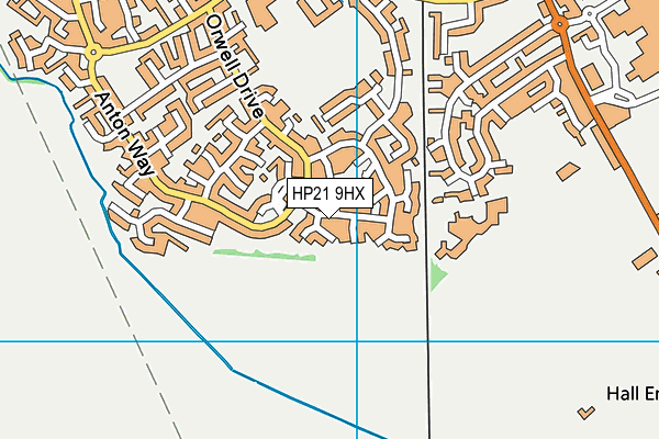 HP21 9HX map - OS VectorMap District (Ordnance Survey) HP21 9HX map - OS VectorMap District (Ordnance Survey)