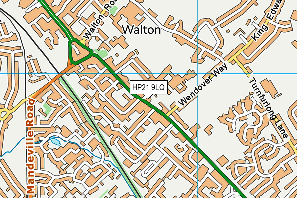 HP21 9LQ map - OS VectorMap District (Ordnance Survey) HP21 9LQ map - OS VectorMap District (Ordnance Survey)