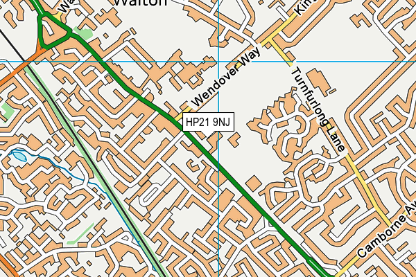 HP21 9NJ map - OS VectorMap District (Ordnance Survey) HP21 9NJ map - OS VectorMap District (Ordnance Survey)