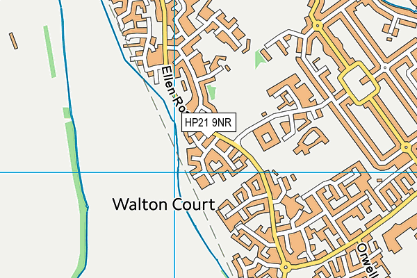 HP21 9NR map - OS VectorMap District (Ordnance Survey)