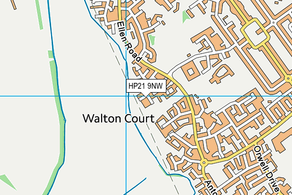 HP21 9NW map - OS VectorMap District (Ordnance Survey) HP21 9NW map - OS VectorMap District (Ordnance Survey)