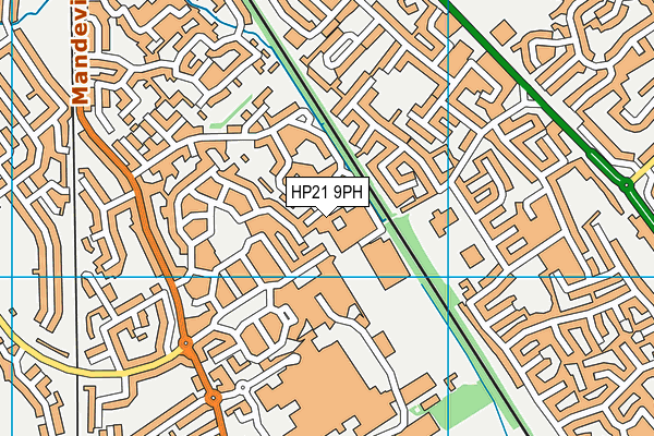 HP21 9PH map - OS VectorMap District (Ordnance Survey) HP21 9PH map - OS VectorMap District (Ordnance Survey)