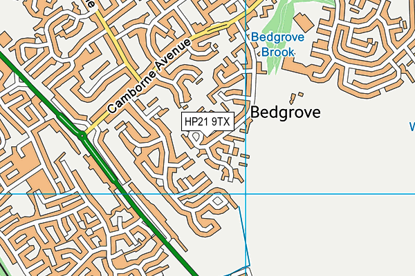 HP21 9TX map - OS VectorMap District (Ordnance Survey) HP21 9TX map - OS VectorMap District (Ordnance Survey)