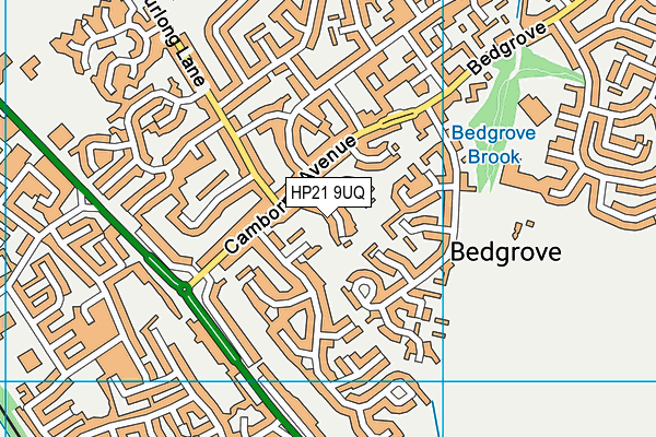 HP21 9UQ map - OS VectorMap District (Ordnance Survey) HP21 9UQ map - OS VectorMap District (Ordnance Survey)