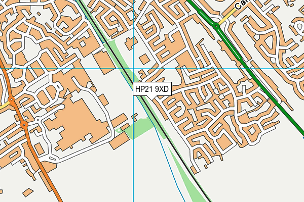 HP21 9XD map - OS VectorMap District (Ordnance Survey) HP21 9XD map - OS VectorMap District (Ordnance Survey)