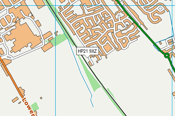 HP21 9XZ map - OS VectorMap District (Ordnance Survey) HP21 9XZ map - OS VectorMap District (Ordnance Survey)