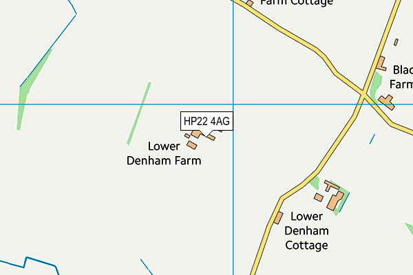 HP22 4AG map - OS VectorMap District (Ordnance Survey)