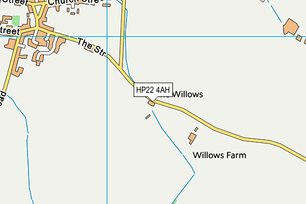 HP22 4AH map - OS VectorMap District (Ordnance Survey) HP22 4AH map - OS VectorMap District (Ordnance Survey)