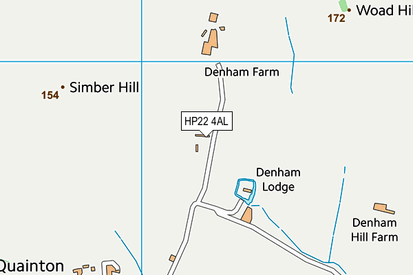 HP22 4AL map - OS VectorMap District (Ordnance Survey) HP22 4AL map - OS VectorMap District (Ordnance Survey)