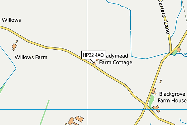 HP22 4AQ map - OS VectorMap District (Ordnance Survey) HP22 4AQ map - OS VectorMap District (Ordnance Survey)