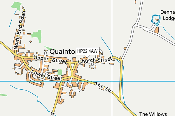 HP22 4AW map - OS VectorMap District (Ordnance Survey) HP22 4AW map - OS VectorMap District (Ordnance Survey)