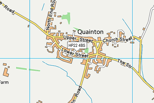 HP22 4BS map - OS VectorMap District (Ordnance Survey) HP22 4BS map - OS VectorMap District (Ordnance Survey)