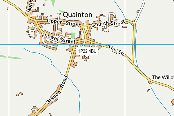 HP22 4BU map - OS VectorMap District (Ordnance Survey) HP22 4BU map - OS VectorMap District (Ordnance Survey)