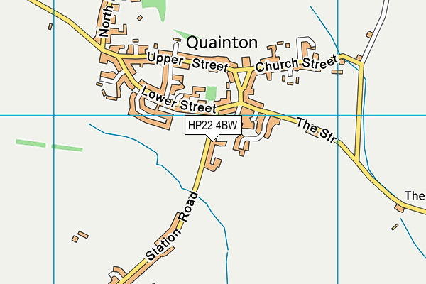 HP22 4BW map - OS VectorMap District (Ordnance Survey) HP22 4BW map - OS VectorMap District (Ordnance Survey)