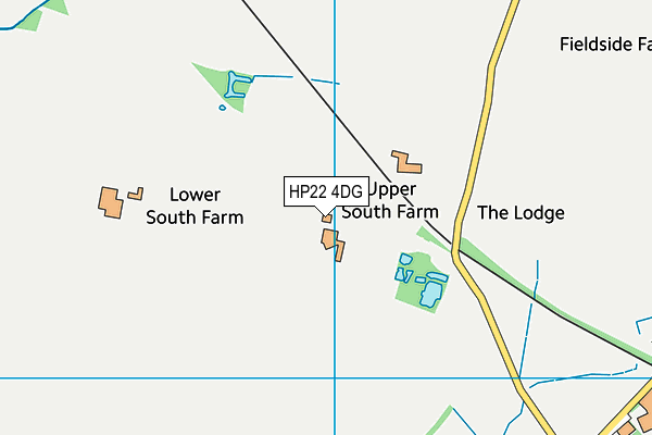HP22 4DG map - OS VectorMap District (Ordnance Survey)