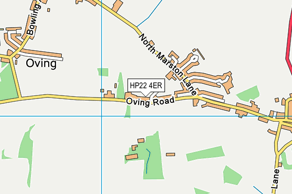 HP22 4ER map - OS VectorMap District (Ordnance Survey) HP22 4ER map - OS VectorMap District (Ordnance Survey)