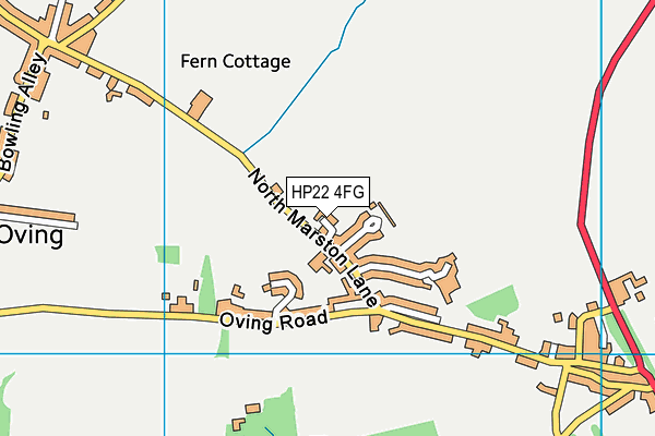HP22 4FG map - OS VectorMap District (Ordnance Survey) HP22 4FG map - OS VectorMap District (Ordnance Survey)
