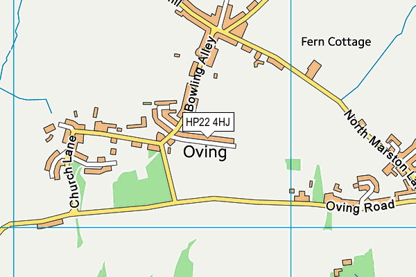 HP22 4HJ map - OS VectorMap District (Ordnance Survey) HP22 4HJ map - OS VectorMap District (Ordnance Survey)
