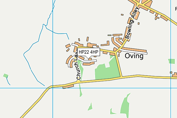 HP22 4HP map - OS VectorMap District (Ordnance Survey)