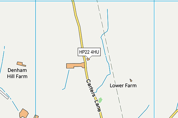 HP22 4HU map - OS VectorMap District (Ordnance Survey)
