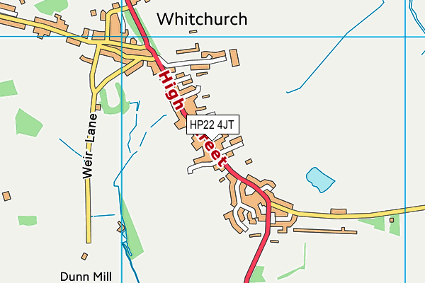 HP22 4JT map - OS VectorMap District (Ordnance Survey) HP22 4JT map - OS VectorMap District (Ordnance Survey)