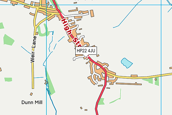 HP22 4JU map - OS VectorMap District (Ordnance Survey) HP22 4JU map - OS VectorMap District (Ordnance Survey)