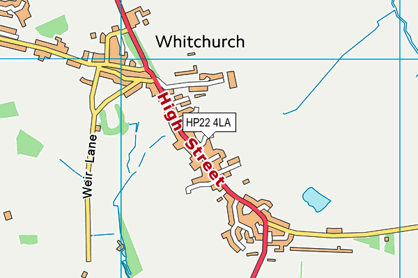 HP22 4LA map - OS VectorMap District (Ordnance Survey) HP22 4LA map - OS VectorMap District (Ordnance Survey)