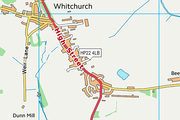 HP22 4LB map - OS VectorMap District (Ordnance Survey) HP22 4LB map - OS VectorMap District (Ordnance Survey)