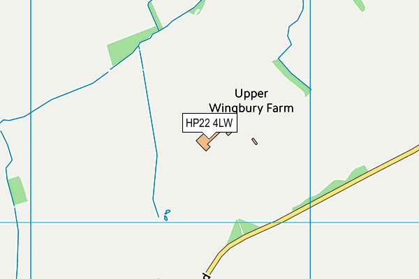 HP22 4LW map - OS VectorMap District (Ordnance Survey) HP22 4LW map - OS VectorMap District (Ordnance Survey)