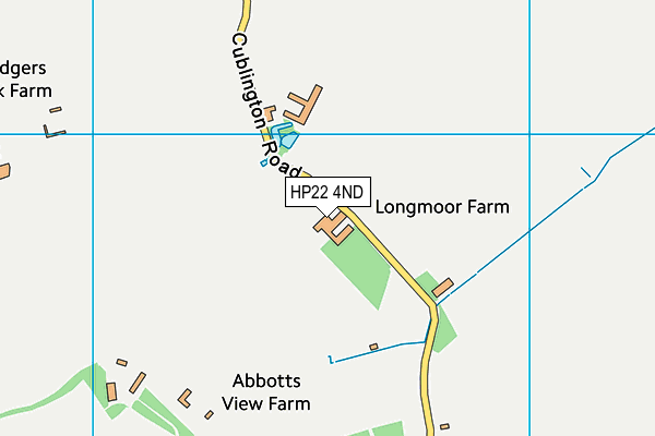 HP22 4ND map - OS VectorMap District (Ordnance Survey) HP22 4ND map - OS VectorMap District (Ordnance Survey)
