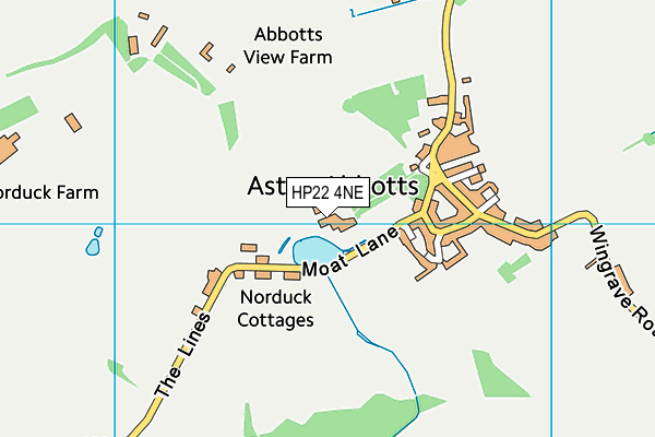 HP22 4NE map - OS VectorMap District (Ordnance Survey) HP22 4NE map - OS VectorMap District (Ordnance Survey)
