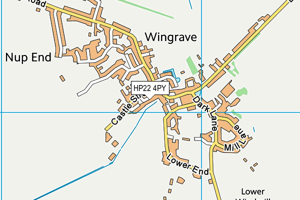 HP22 4PY map - OS VectorMap District (Ordnance Survey)