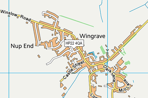 HP22 4QA map - OS VectorMap District (Ordnance Survey)