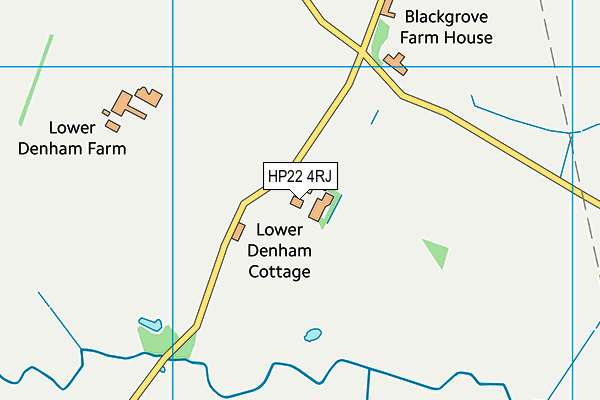 HP22 4RJ map - OS VectorMap District (Ordnance Survey) HP22 4RJ map - OS VectorMap District (Ordnance Survey)