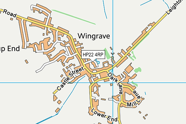 HP22 4RP map - OS VectorMap District (Ordnance Survey)