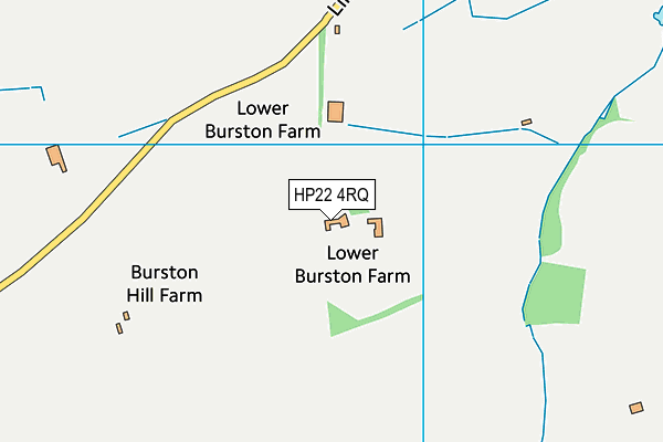 HP22 4RQ map - OS VectorMap District (Ordnance Survey)