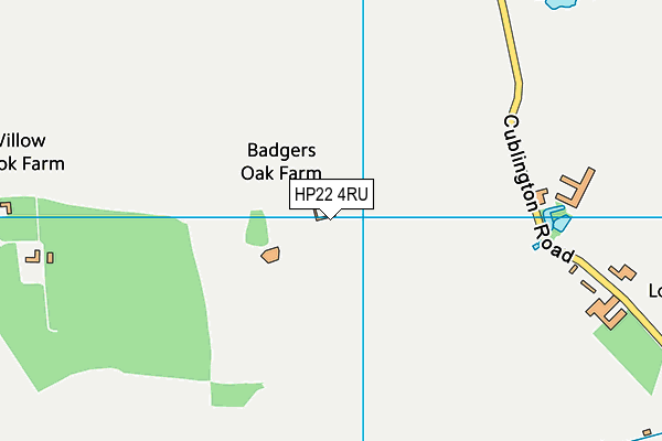 HP22 4RU map - OS VectorMap District (Ordnance Survey) HP22 4RU map - OS VectorMap District (Ordnance Survey)