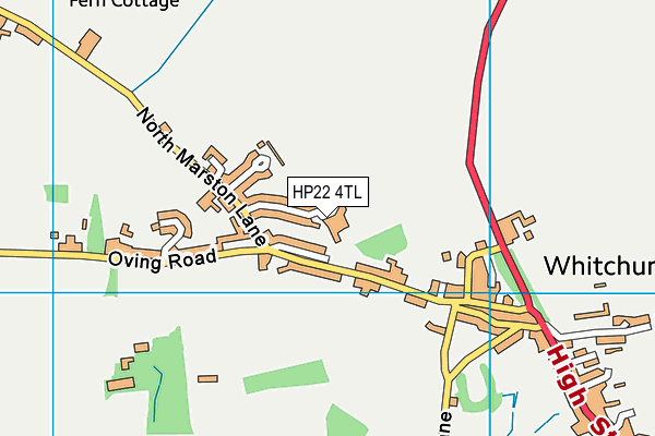 HP22 4TL map - OS VectorMap District (Ordnance Survey) HP22 4TL map - OS VectorMap District (Ordnance Survey)
