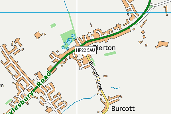 HP22 5AU map - OS VectorMap District (Ordnance Survey)