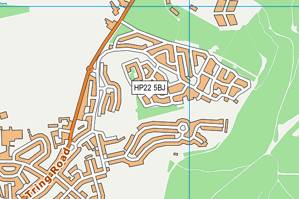 HP22 5BJ map - OS VectorMap District (Ordnance Survey) HP22 5BJ map - OS VectorMap District (Ordnance Survey)