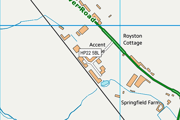 HP22 5BL map - OS VectorMap District (Ordnance Survey) HP22 5BL map - OS VectorMap District (Ordnance Survey)