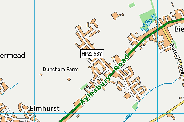 HP22 5BY map - OS VectorMap District (Ordnance Survey) HP22 5BY map - OS VectorMap District (Ordnance Survey)