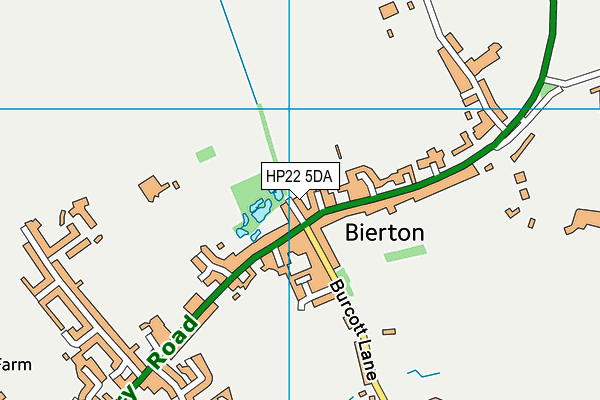 HP22 5DA map - OS VectorMap District (Ordnance Survey)