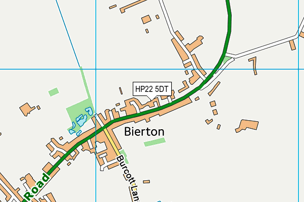 HP22 5DT map - OS VectorMap District (Ordnance Survey)